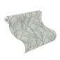 Preview: Vliestapete Tapetenwechsel Floral Ast grau